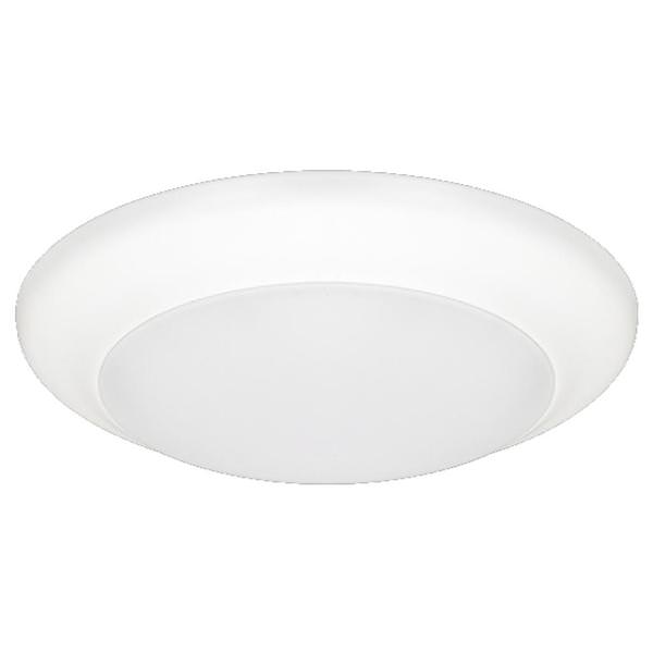4" 9 watt 120 volt 3000K White Dimmable LED Flush Mount